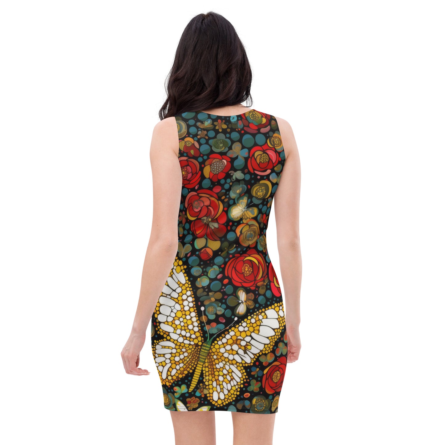 La Virgen con Rosas - Bodycon dress