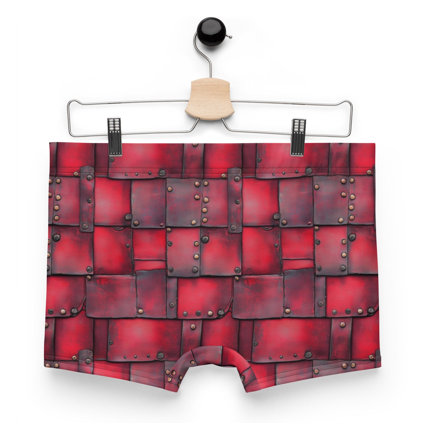 Red Leather Patches - Boxer Briefs