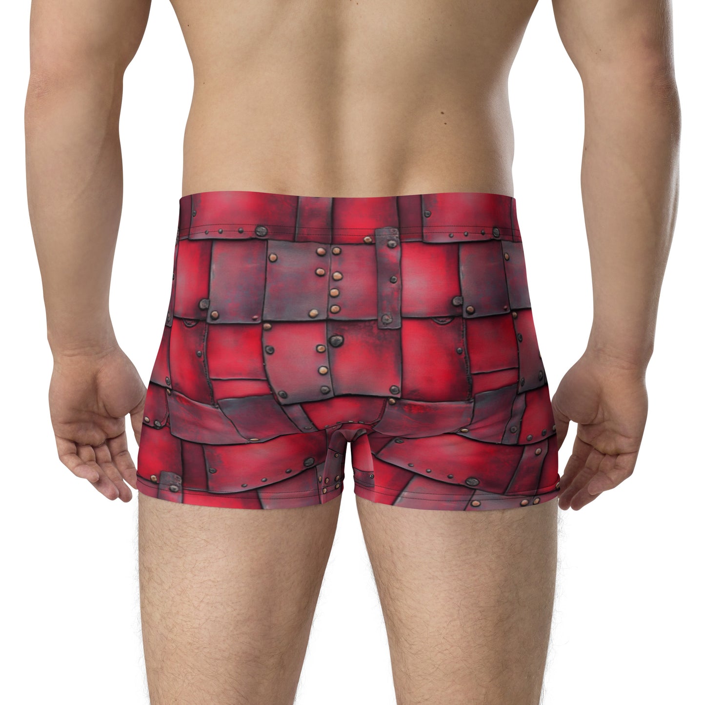 Red Leather Patches - Boxer Briefs