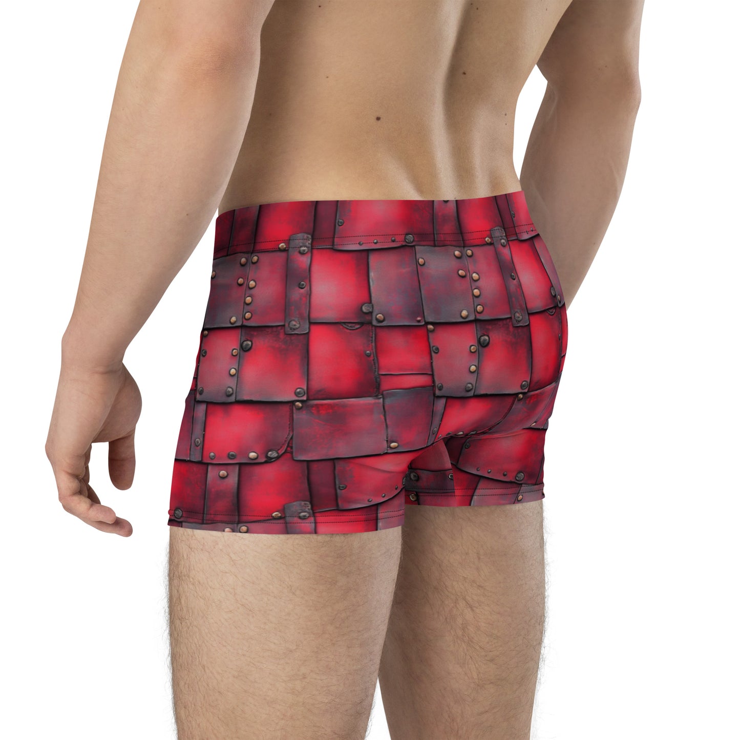 Red Leather Patches - Boxer Briefs