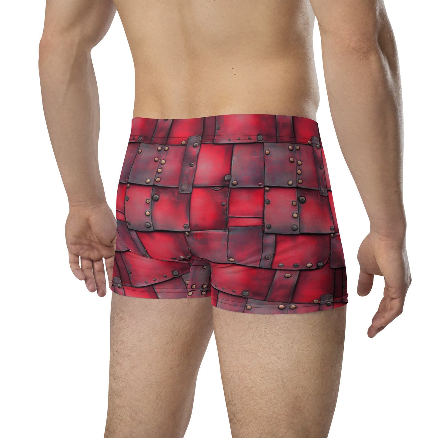 Red Leather Patches - Boxer Briefs