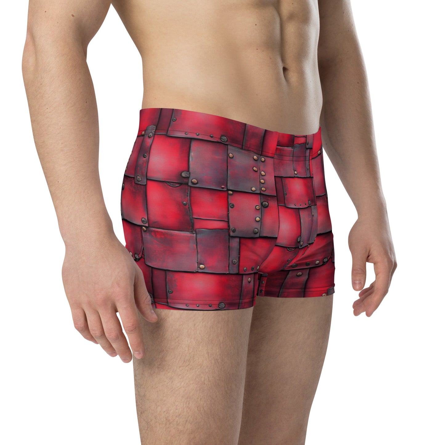 Red Leather Patches - Boxer Briefs