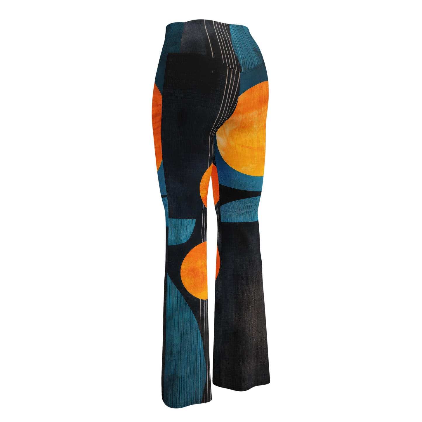 Minimalist Golden Spheres - Flare leggings