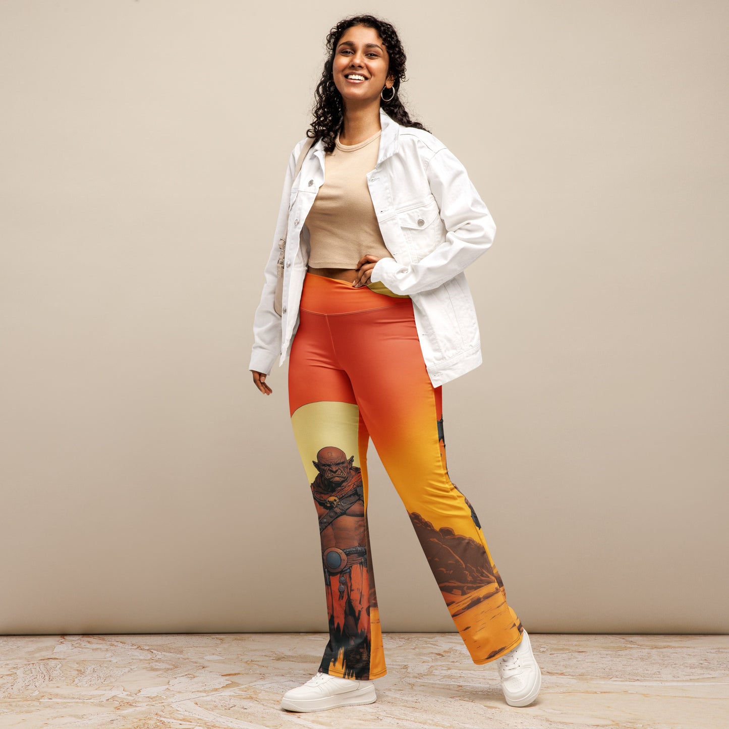 Orc's Sunset - Flare leggings