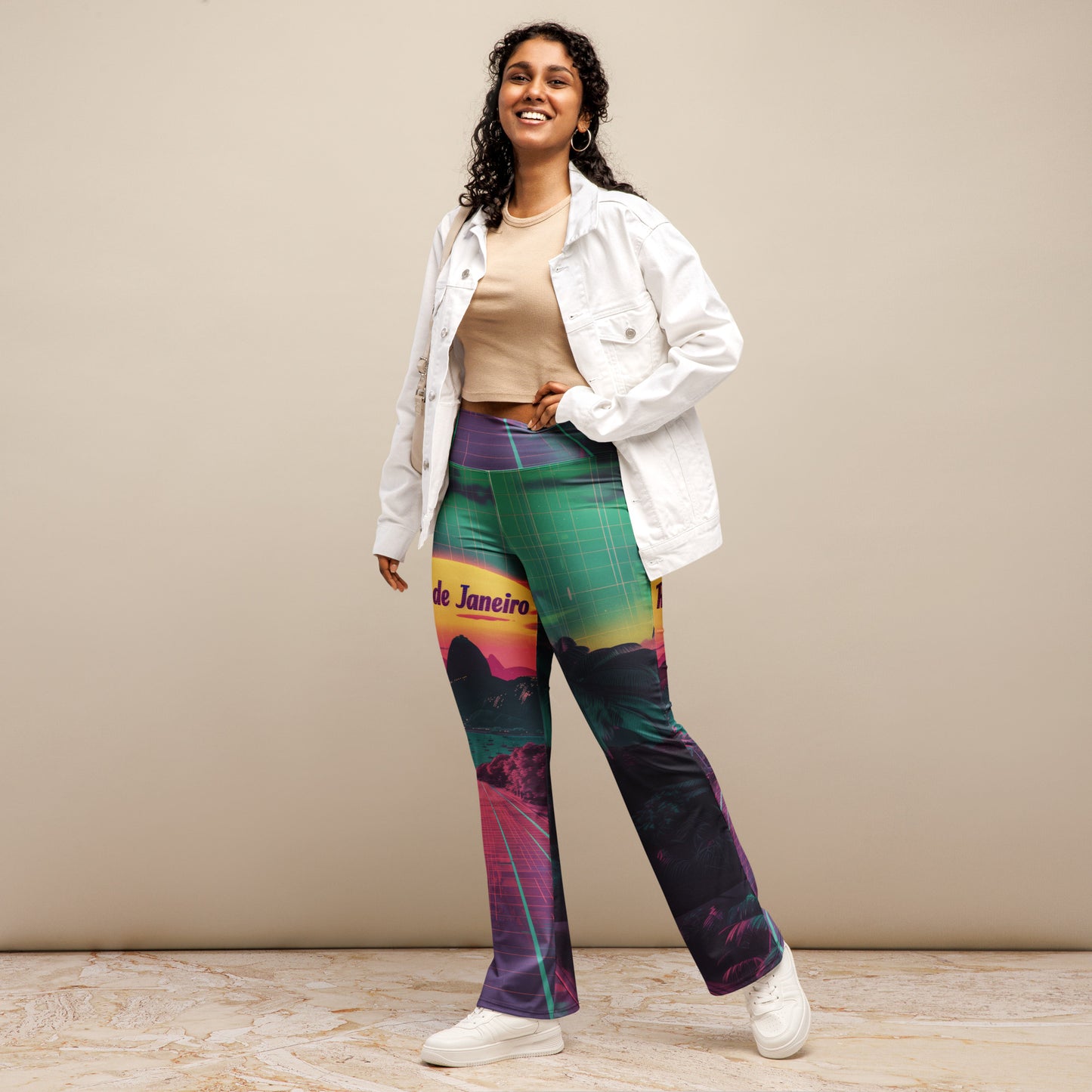 Rio de Janeiro 1980s - Flare leggings