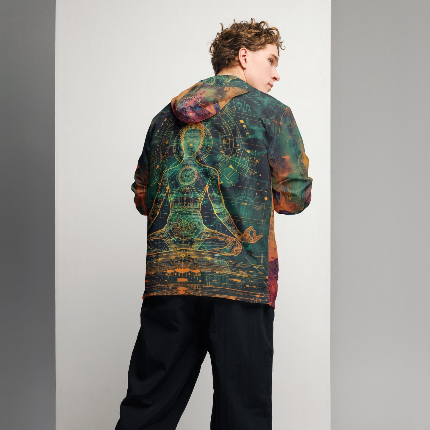Yoga Matrix - Men’s windbreaker