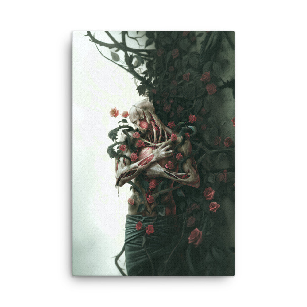 Decay Amongst Roses -Thin canvas