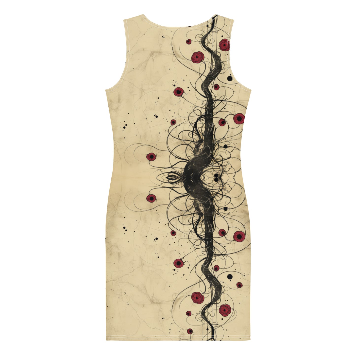 Rosettes on Branch - Bodycon dress