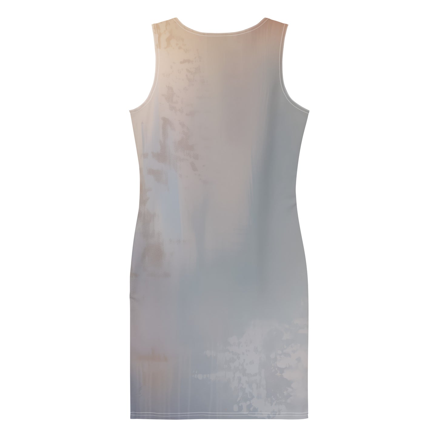 Bodycon dress - Impressionist White Orchids