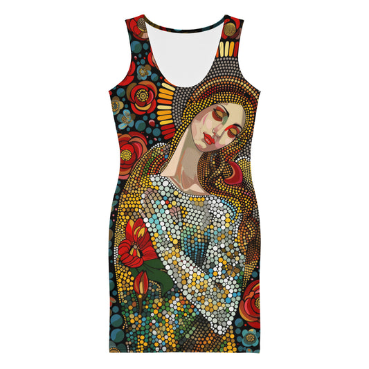 La Virgen con Rosas - Bodycon dress