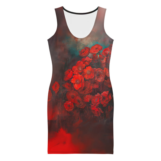 Las Rosas Rojas - Bodycon dress