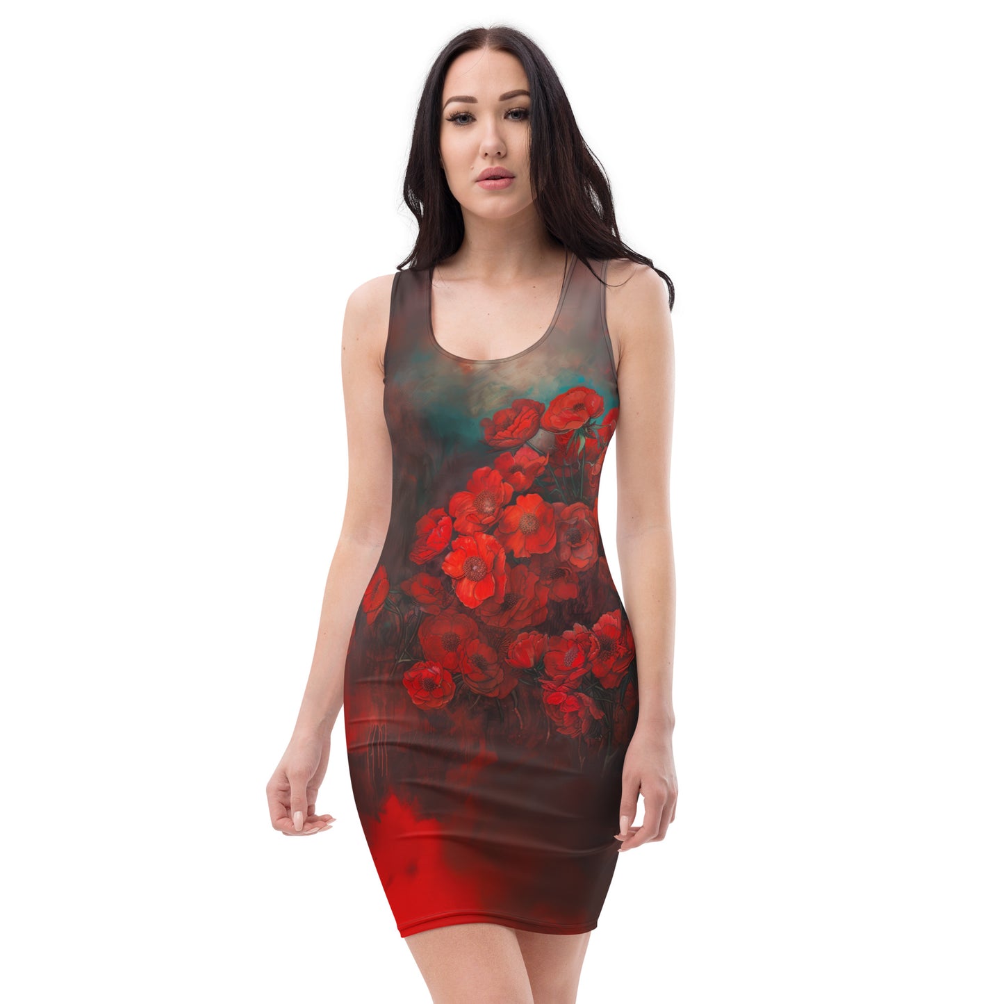 Las Rosas Rojas - Bodycon dress