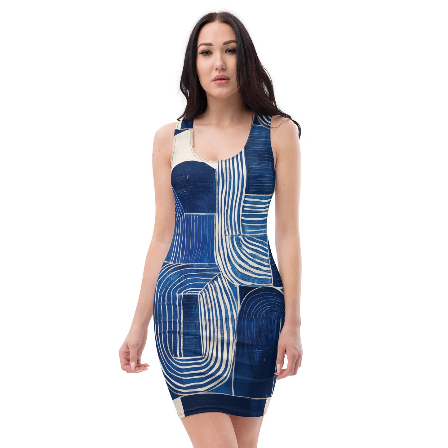 Pablo Picasso Sashiko - Bodycon dress