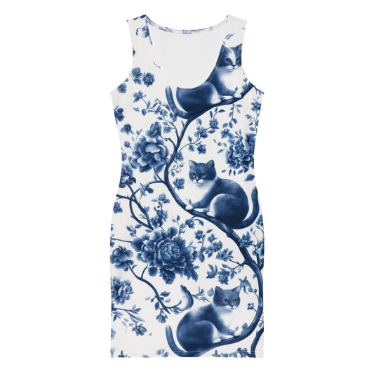 Procyclin Blue Cats - Bodycon dress