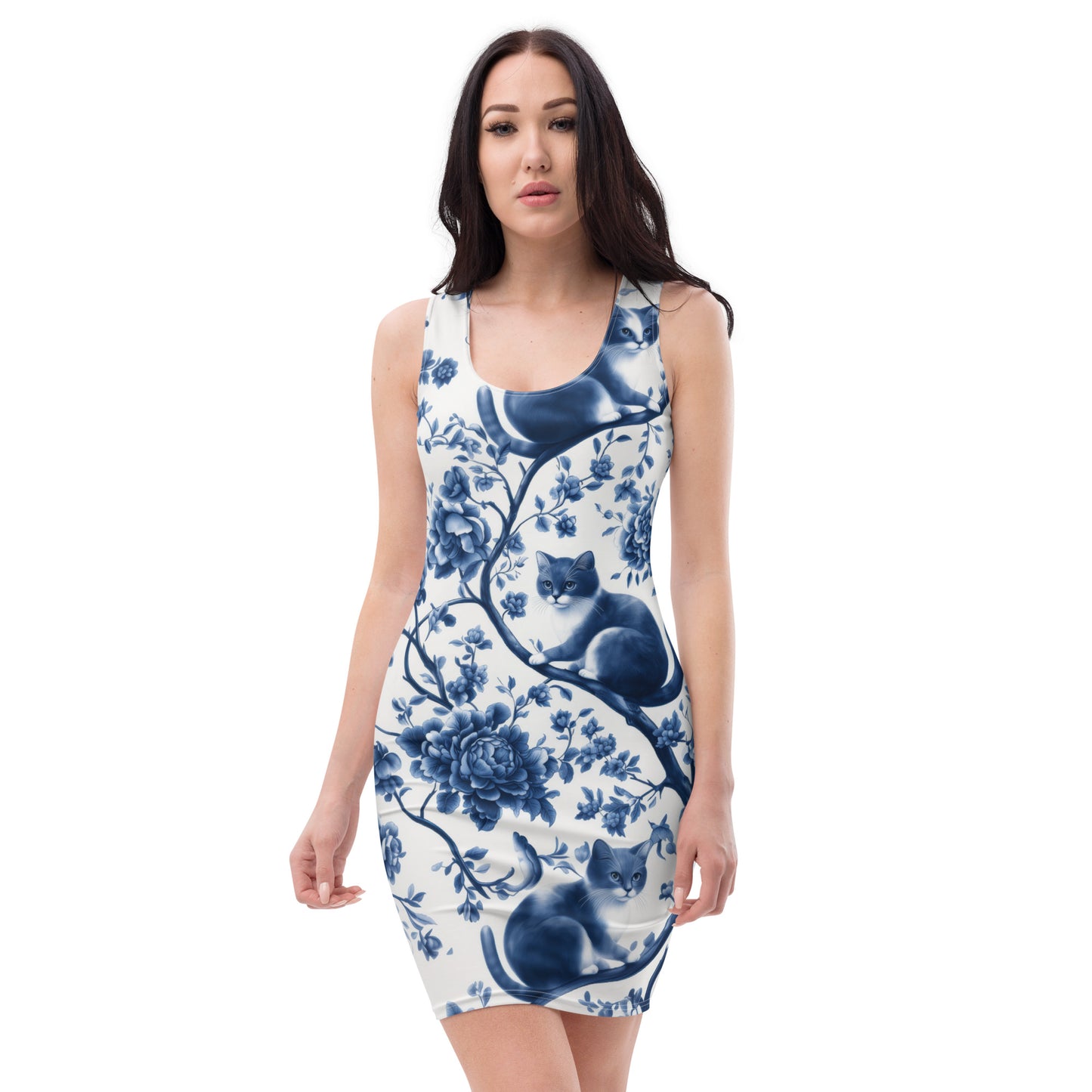 Procyclin Blue Cats - Bodycon dress