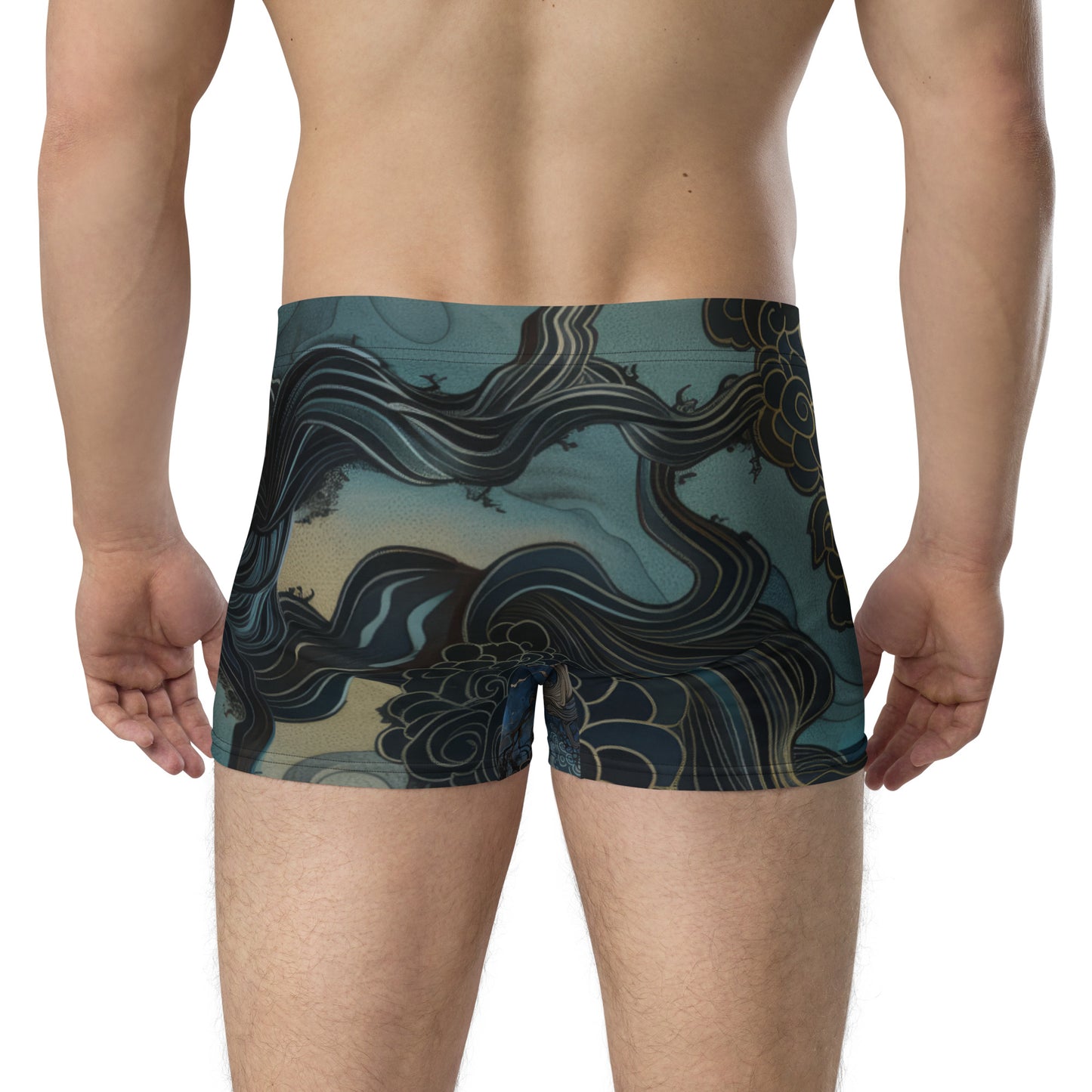 Folktale Fractal Pine Tree - Boxer Briefs