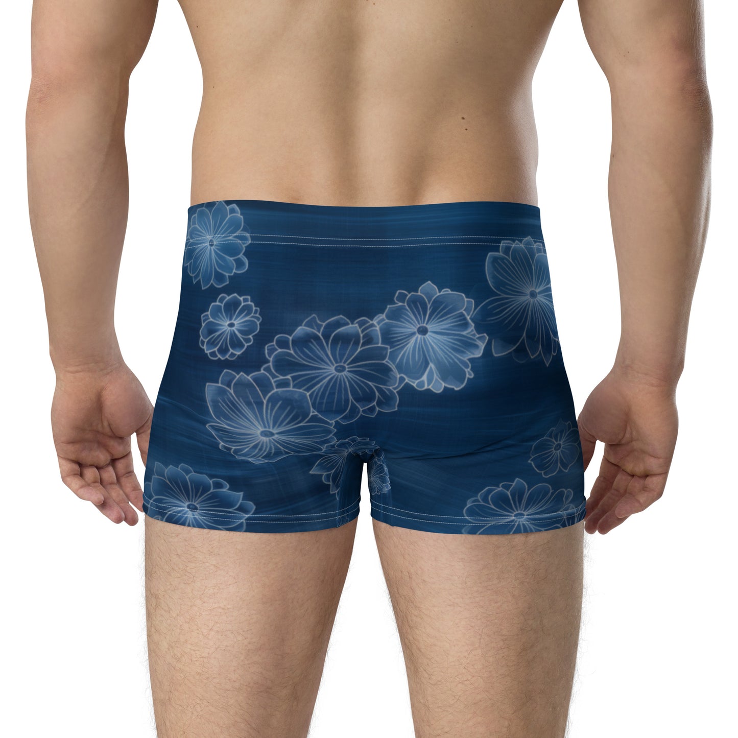 Sashiko White Lotus - Boxer Briefs