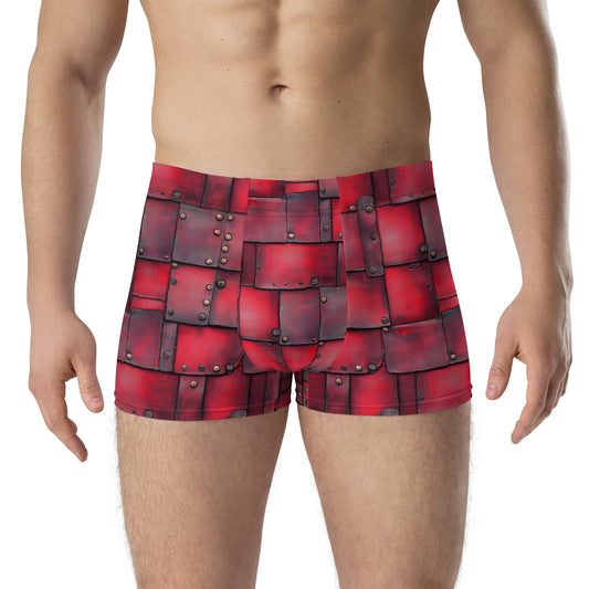 Red Leather Patches - Boxer Briefs