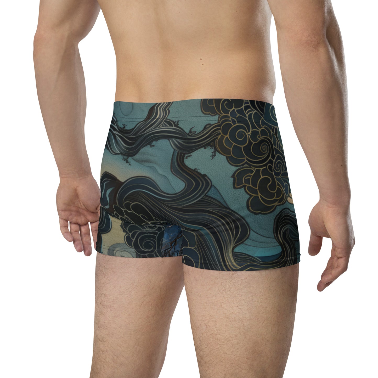 Folktale Fractal Pine Tree - Boxer Briefs