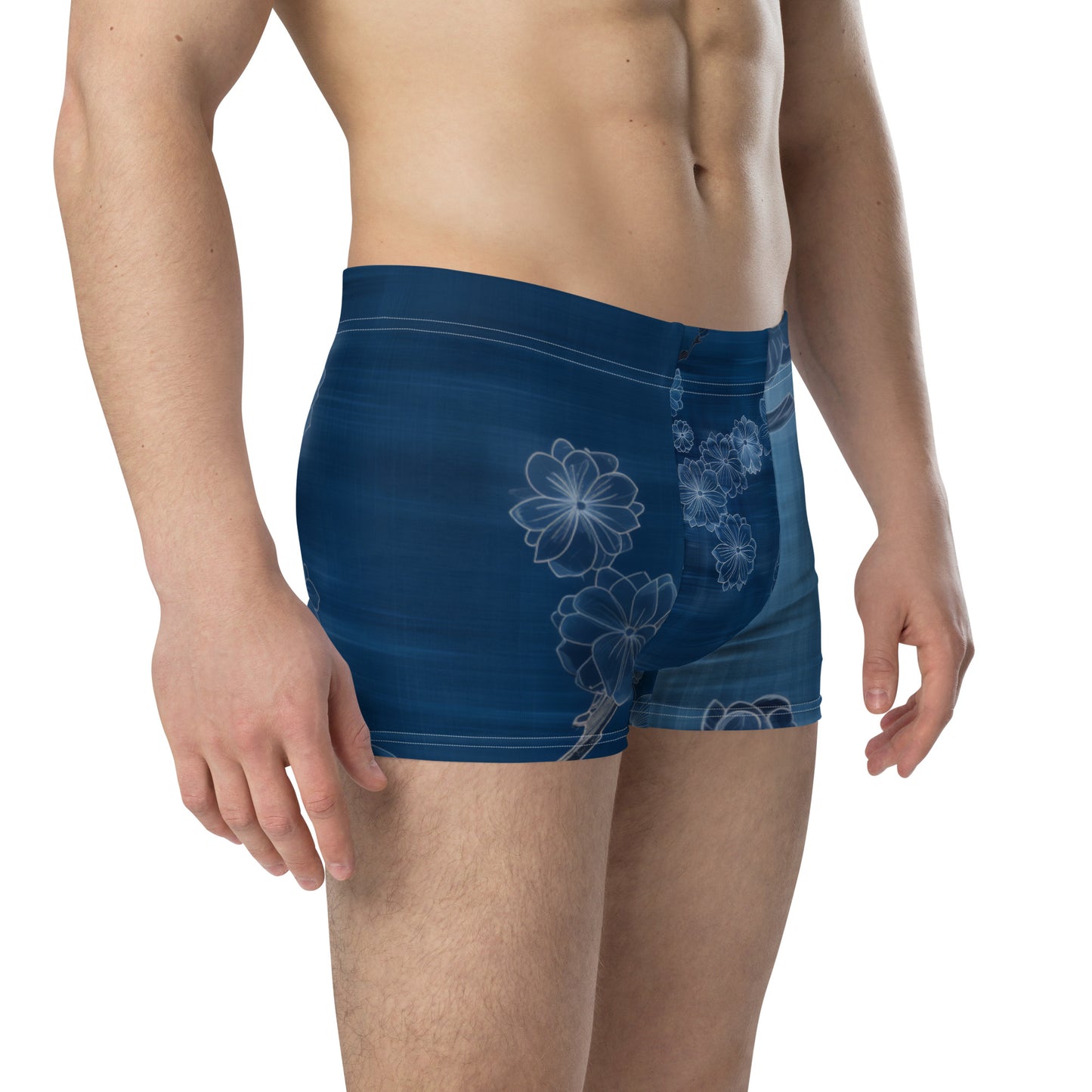 Sashiko White Lotus - Boxer Briefs