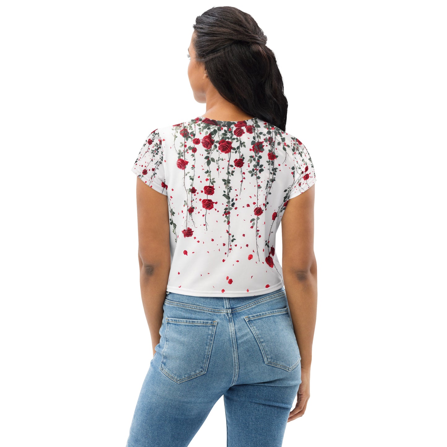 Hanging Roses - Crop Tee