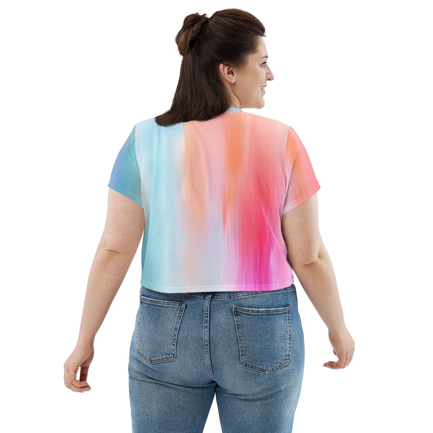 Monet's Spring Garden - Crop Tee