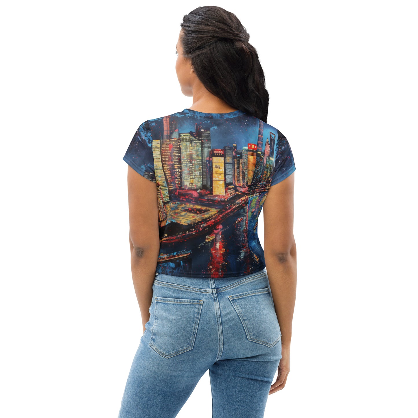 Shanghai’s Skyline - Crop Tee