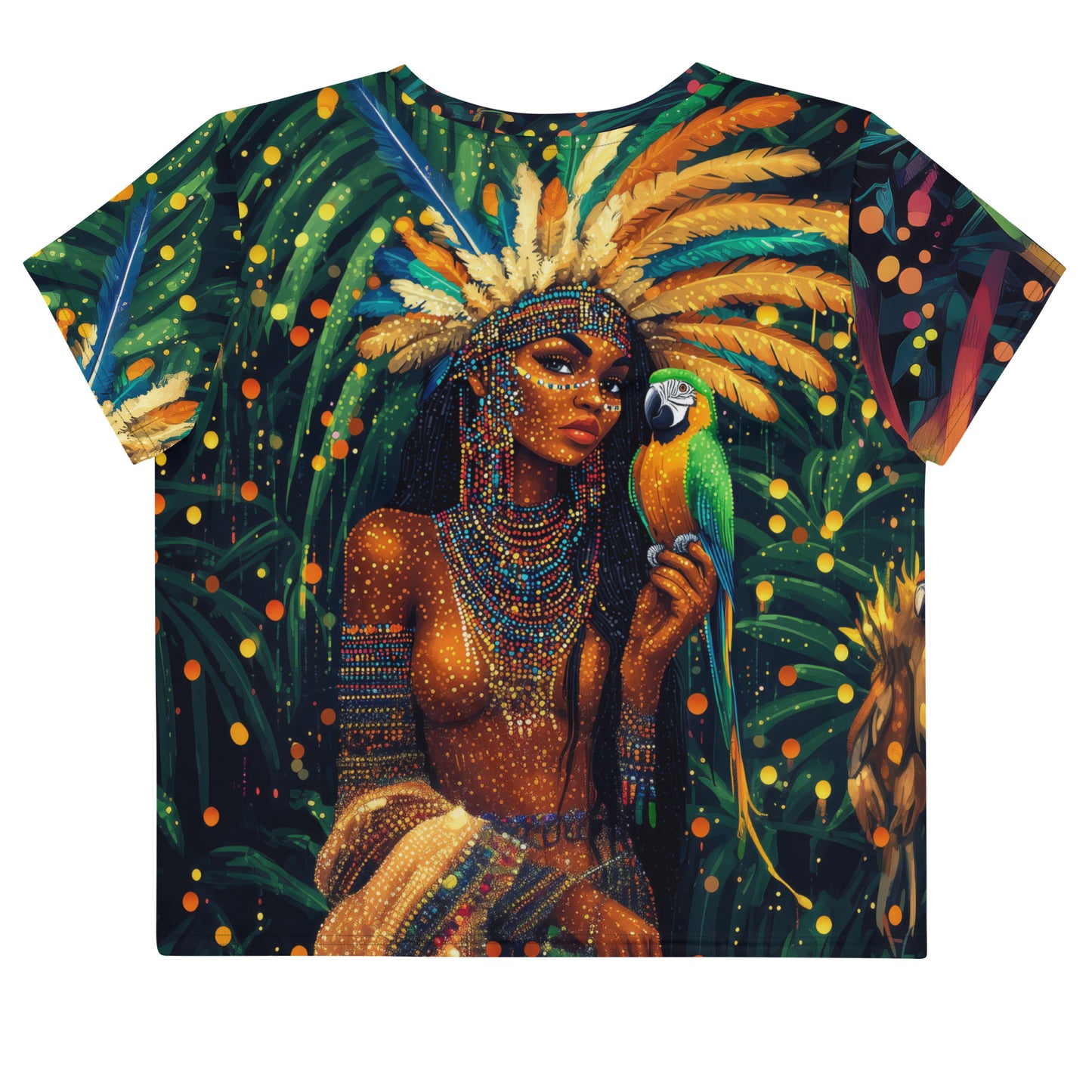 Princesa Amazônica - All-Over Print Crop Tee