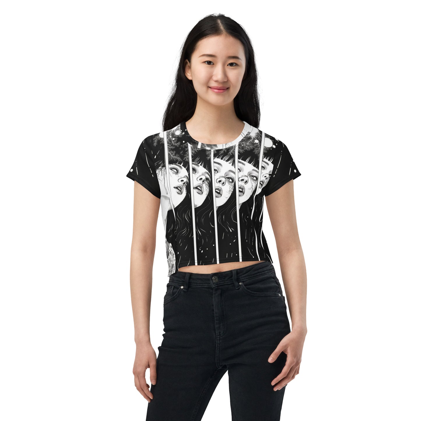 Manga Girl  -  Crop Tee