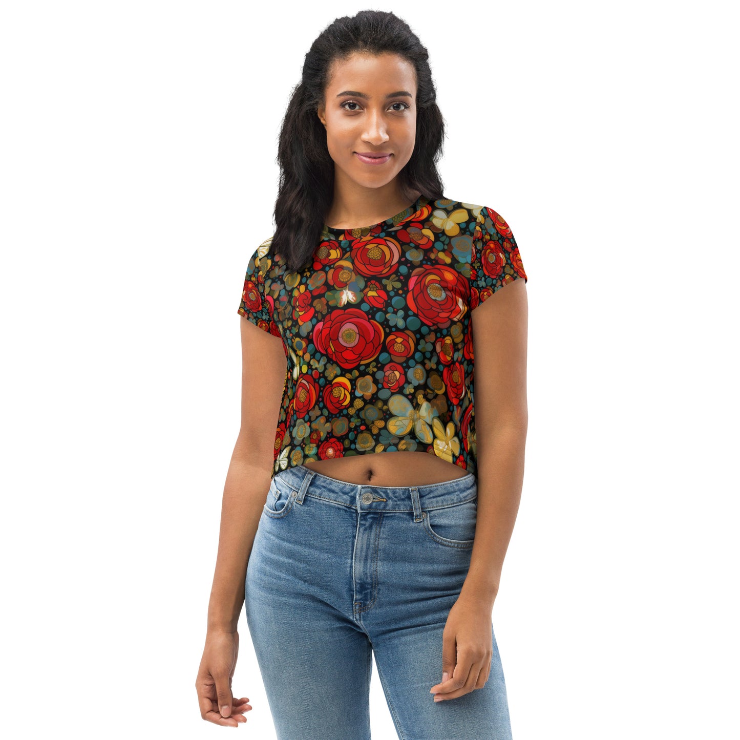 Rosas de Maria - Crop Tee