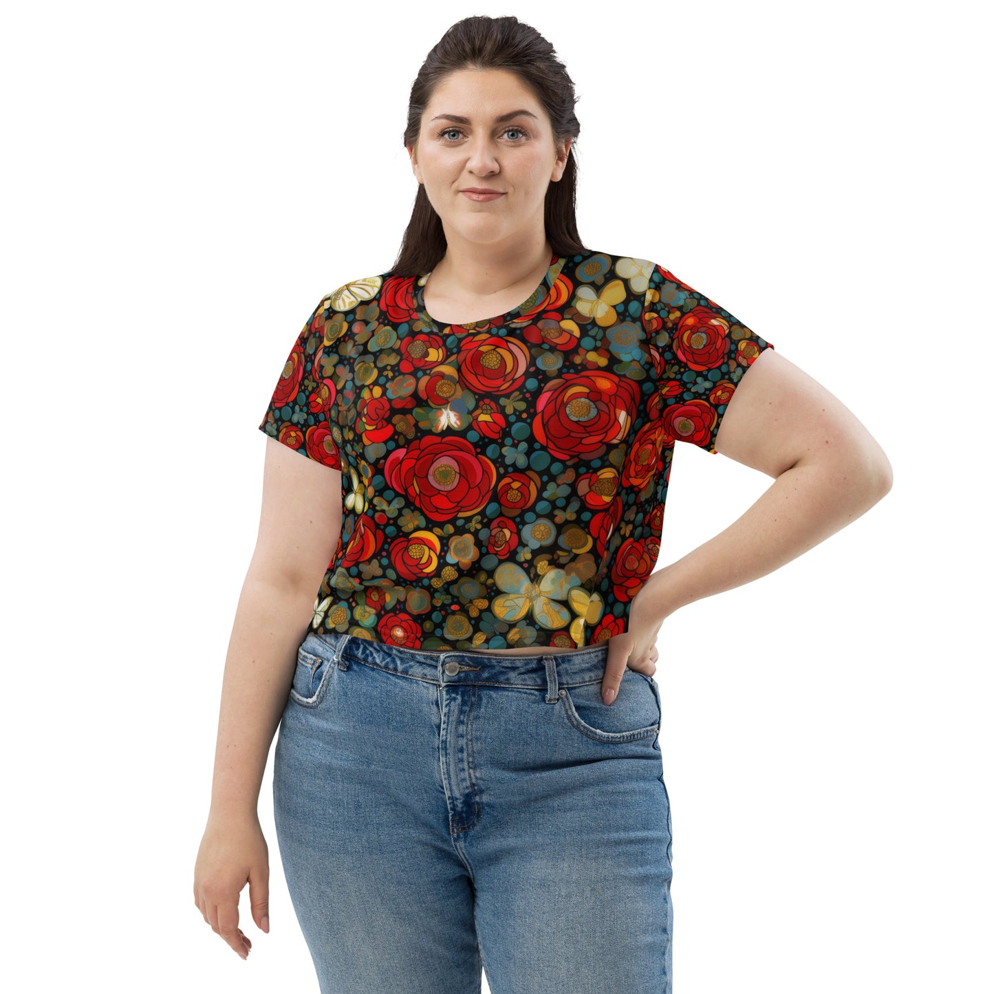 Rosas de Maria - Crop Tee