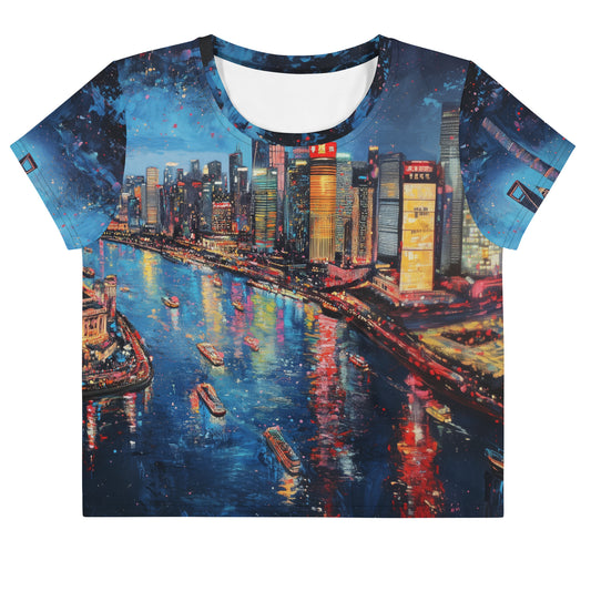 Shanghai’s Skyline - Crop Tee