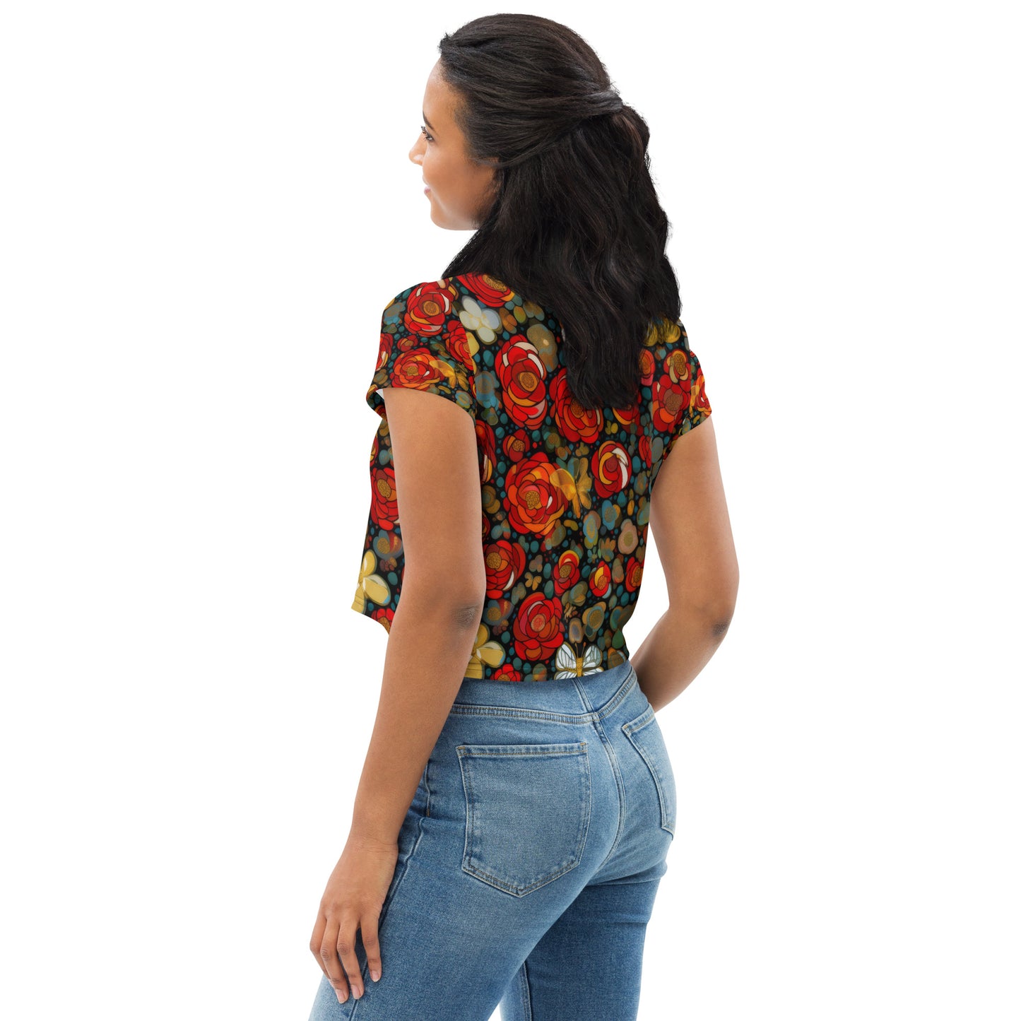 Rosas de Maria - Crop Tee