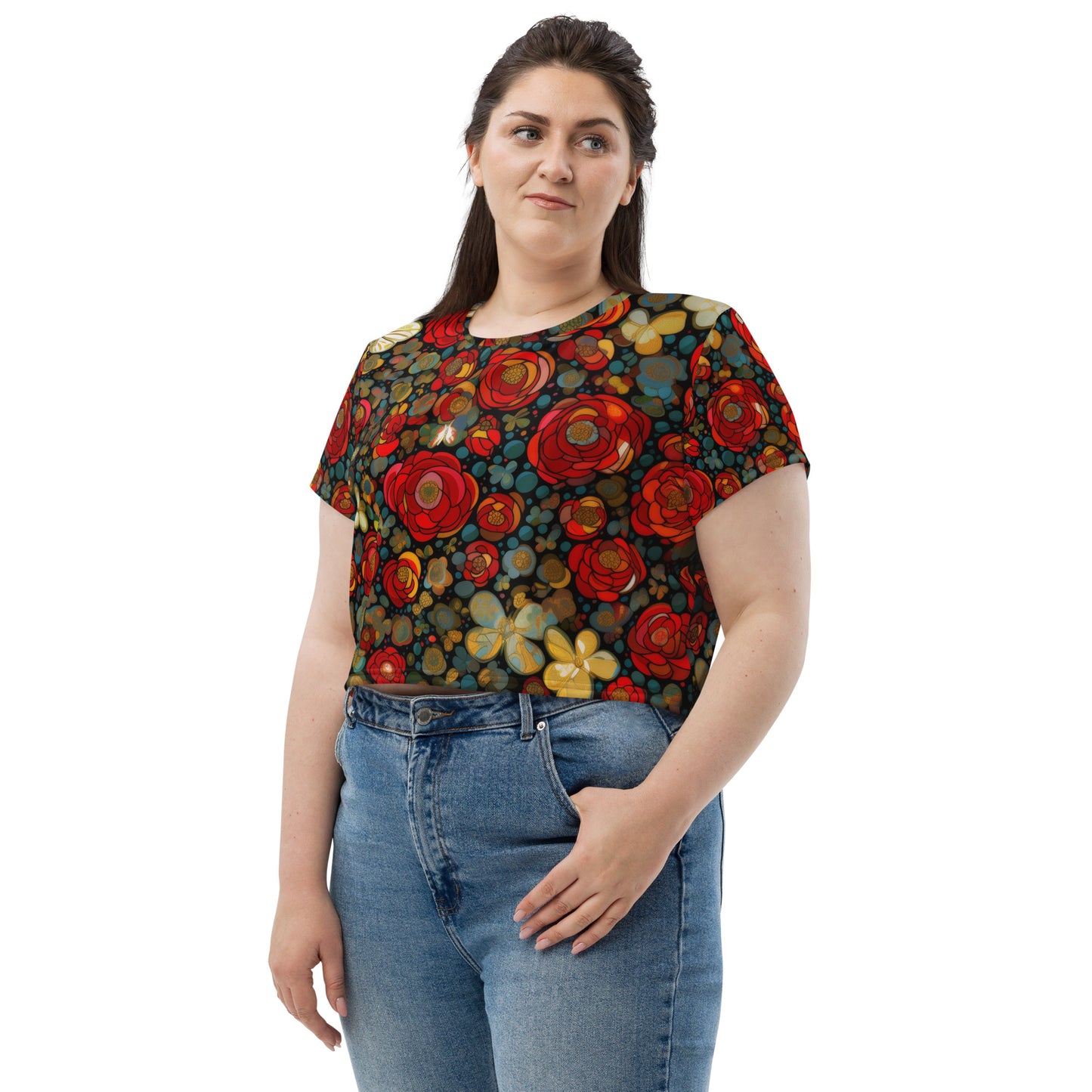 Rosas de Maria - Crop Tee