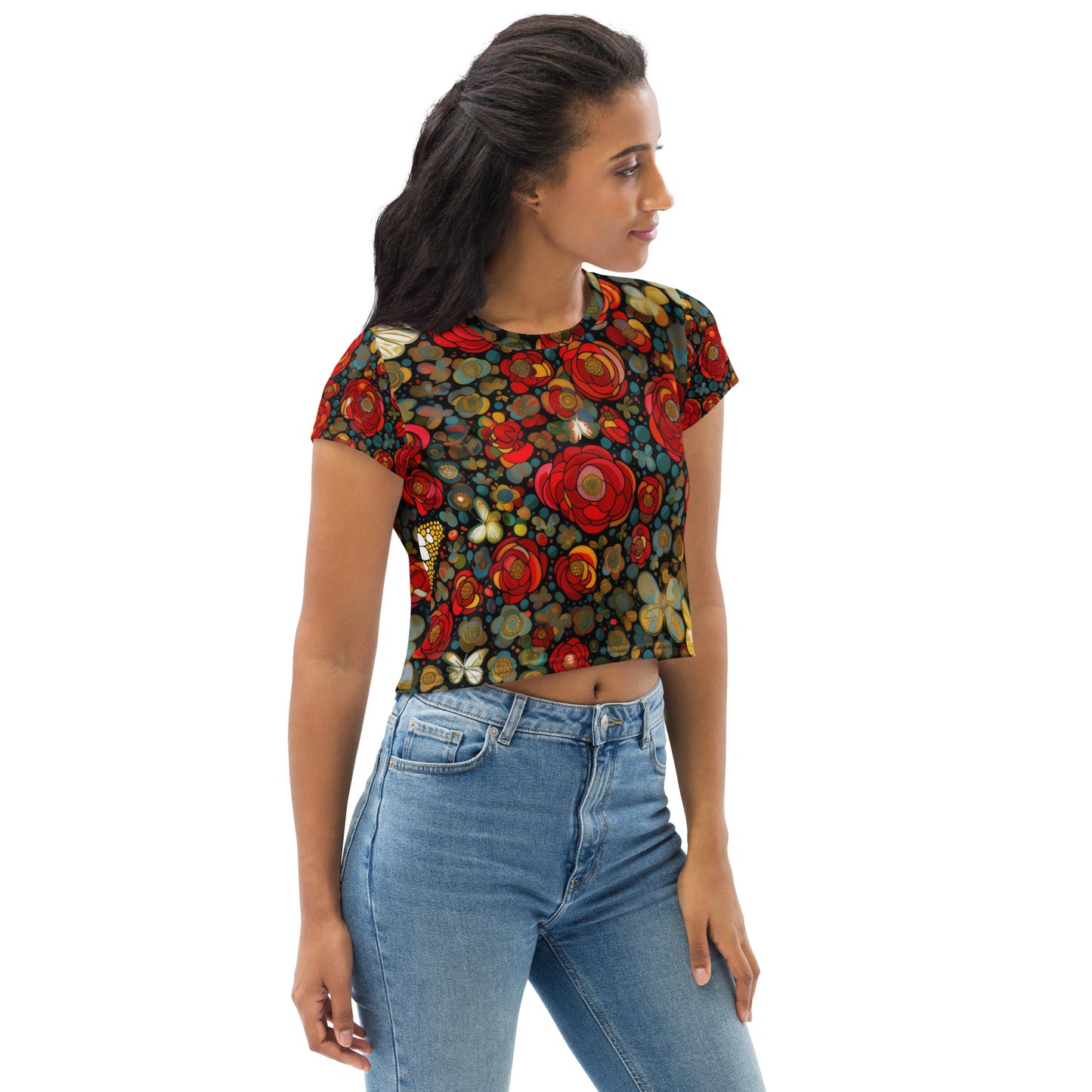 Rosas de Maria - Crop Tee