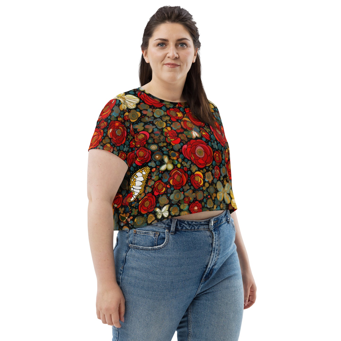 Rosas de Maria - Crop Tee