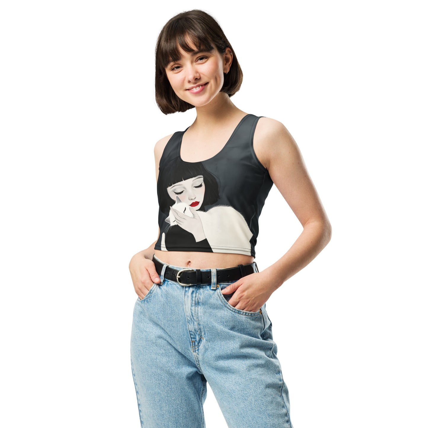 Gata Branca - Crop Top