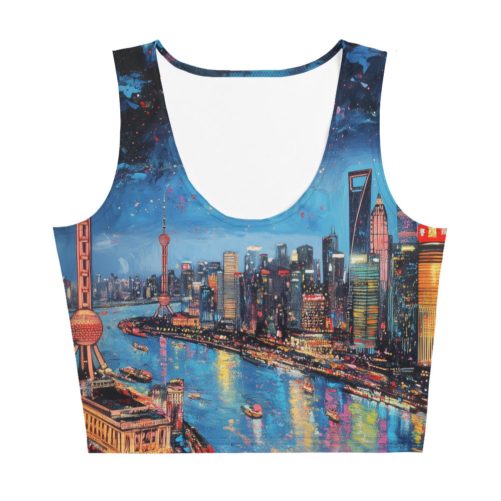 Shanghai’s Skyline - Crop Top