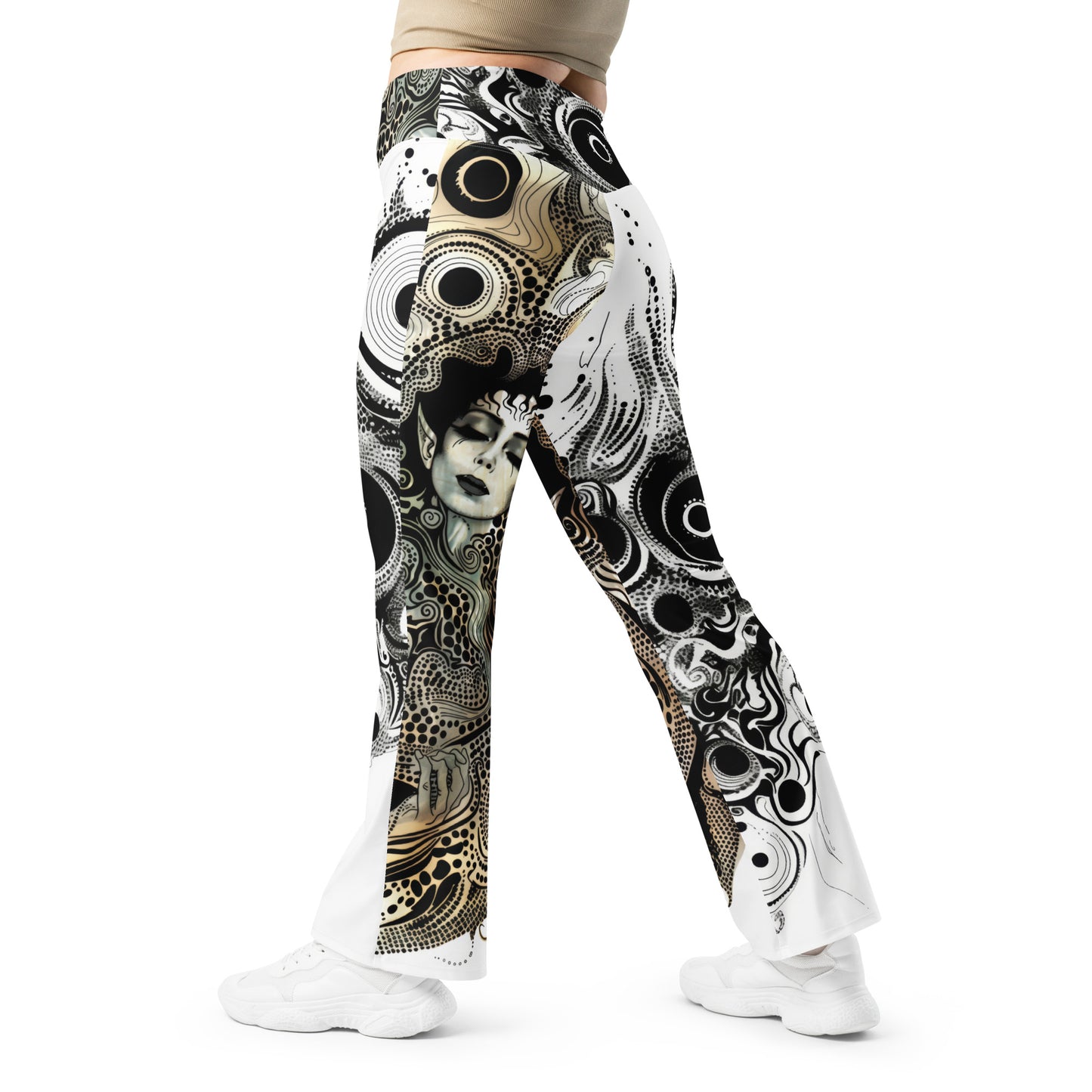 Anoredhel - Flare leggings