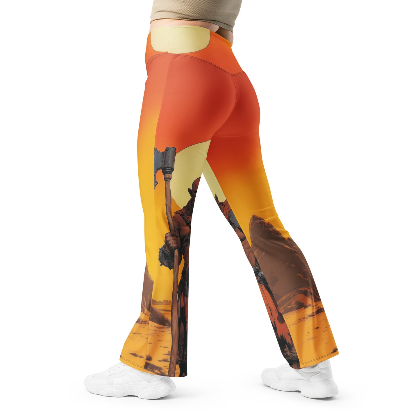 Orc's Sunset - Flare leggings