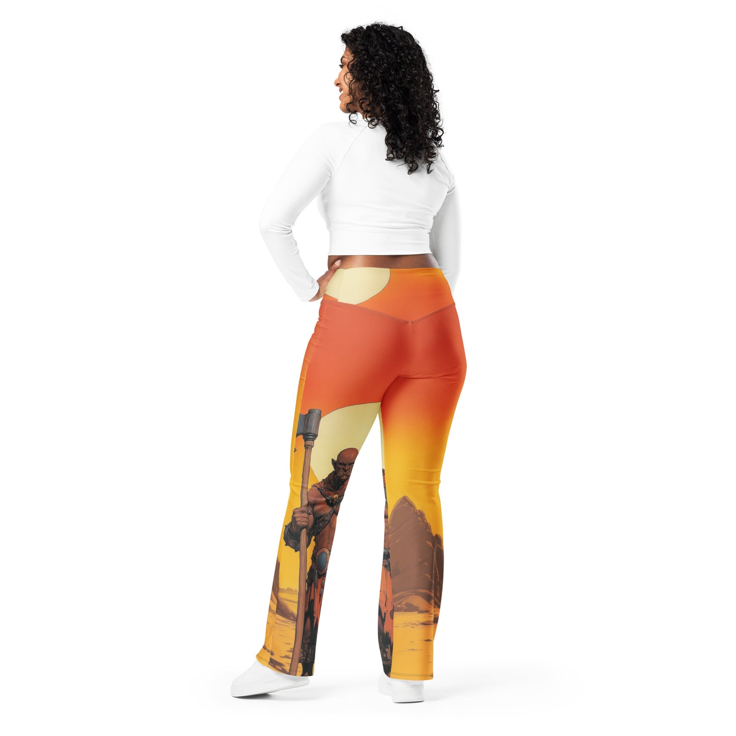 Orc's Sunset - Flare leggings