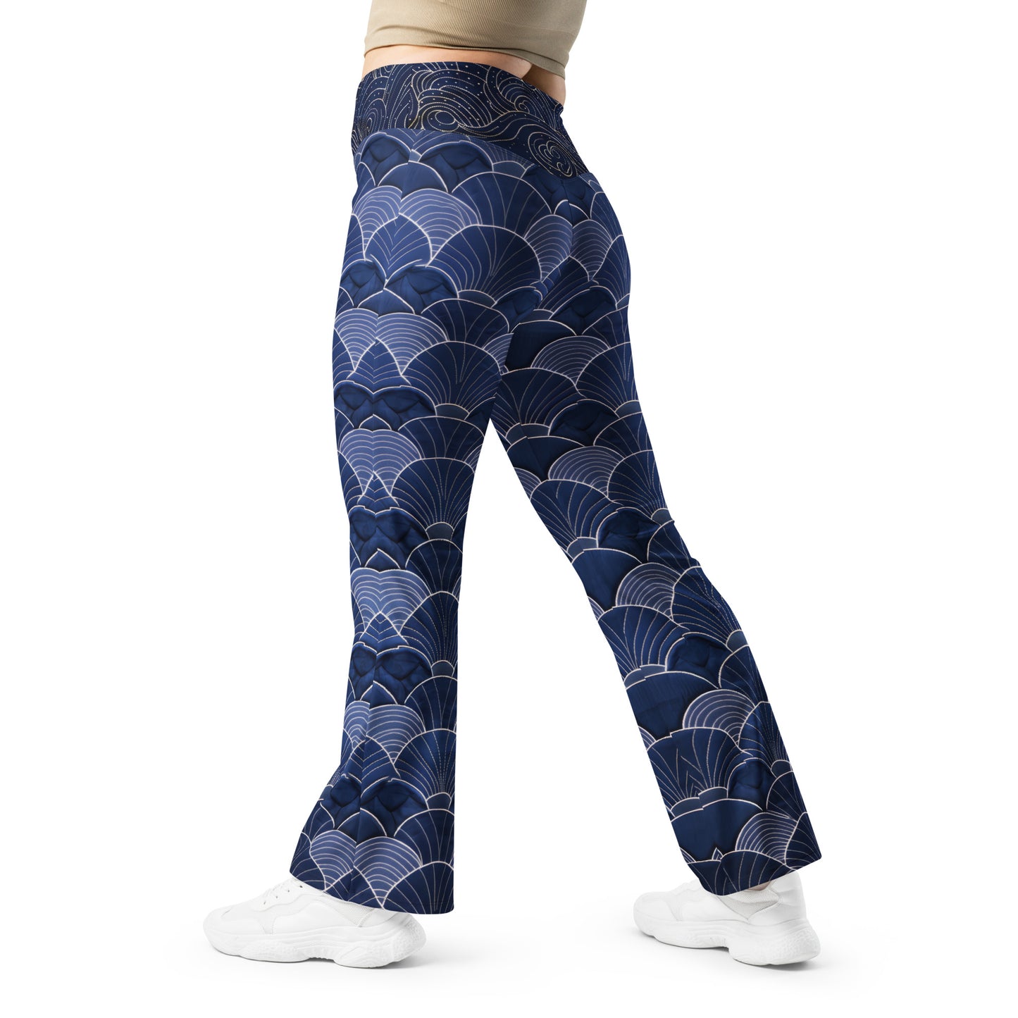 Sashiko - Flare leggings