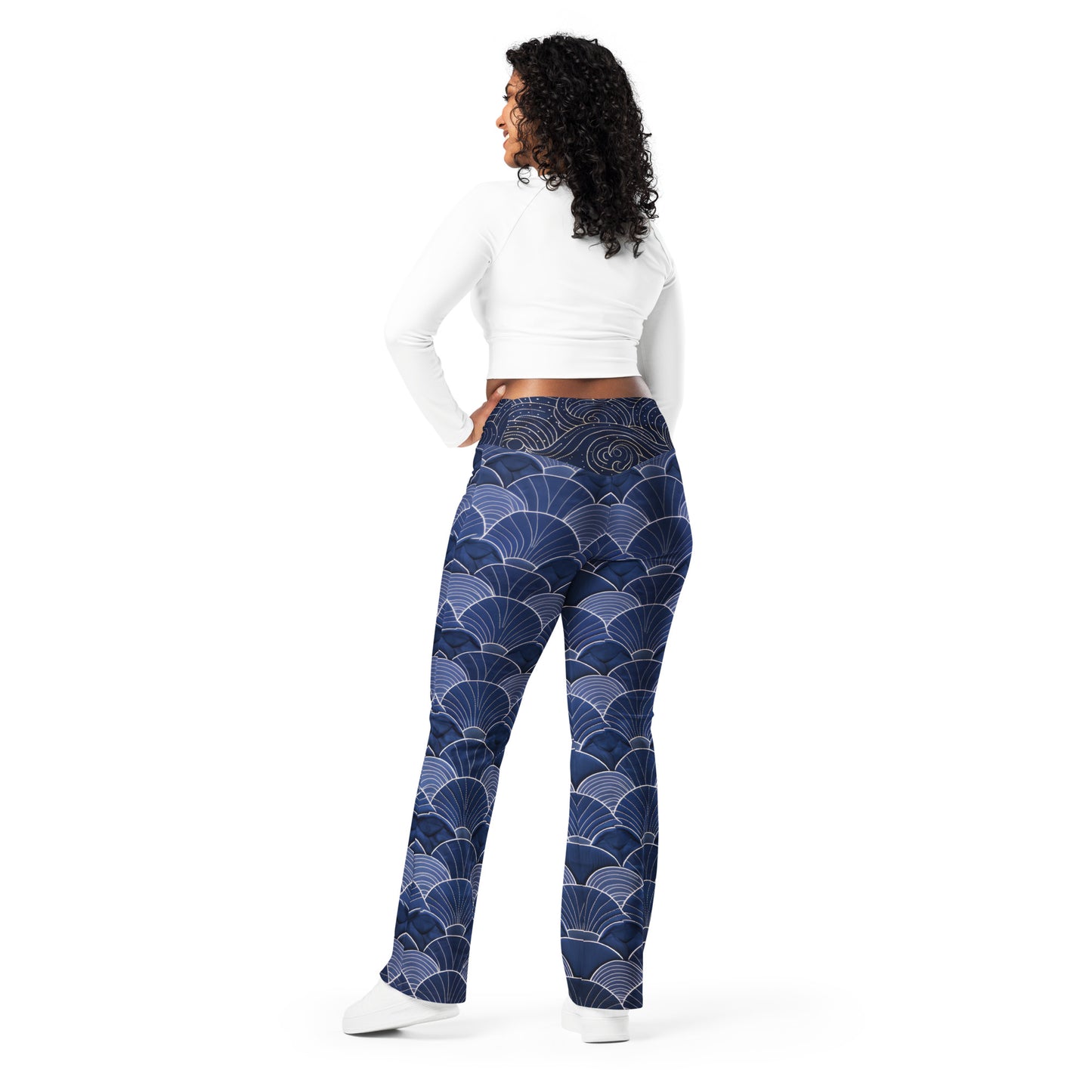 Sashiko - Flare leggings