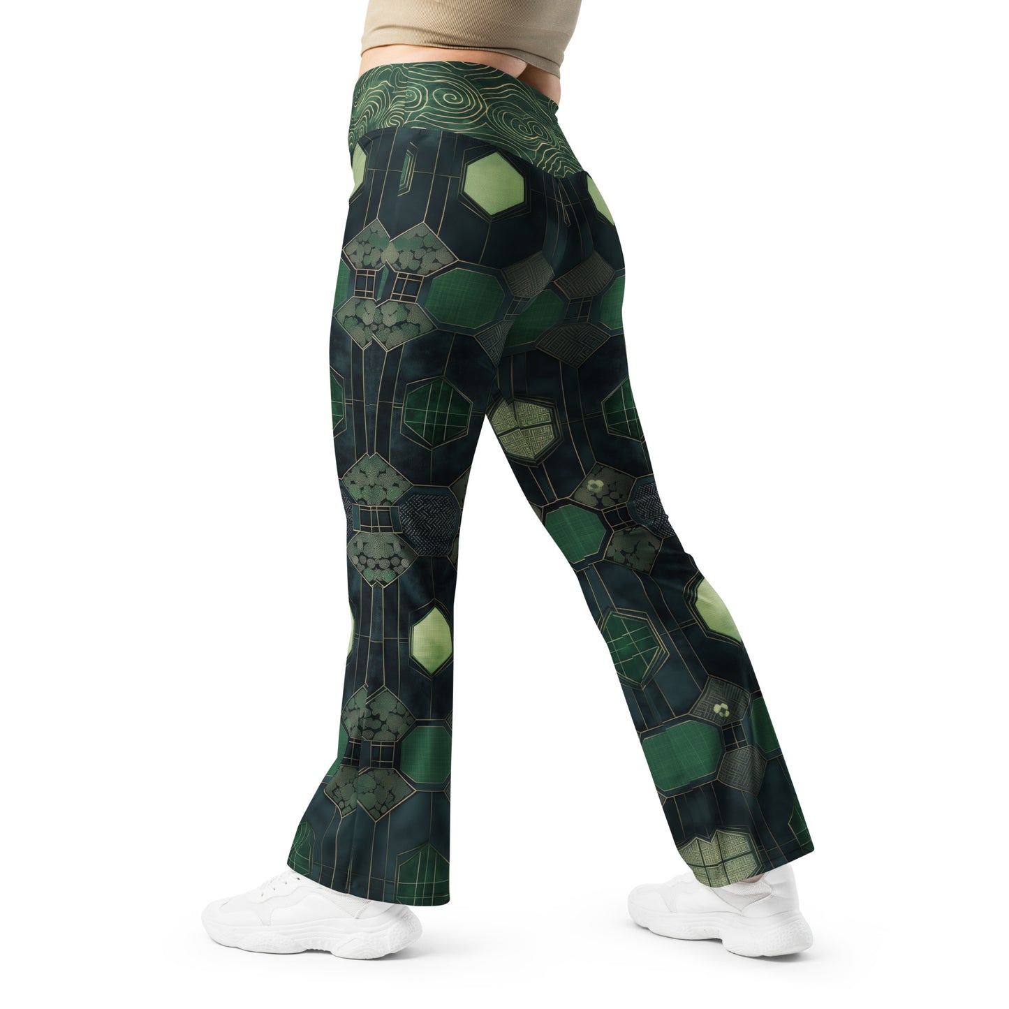 Sashiko Jade - Flare leggings