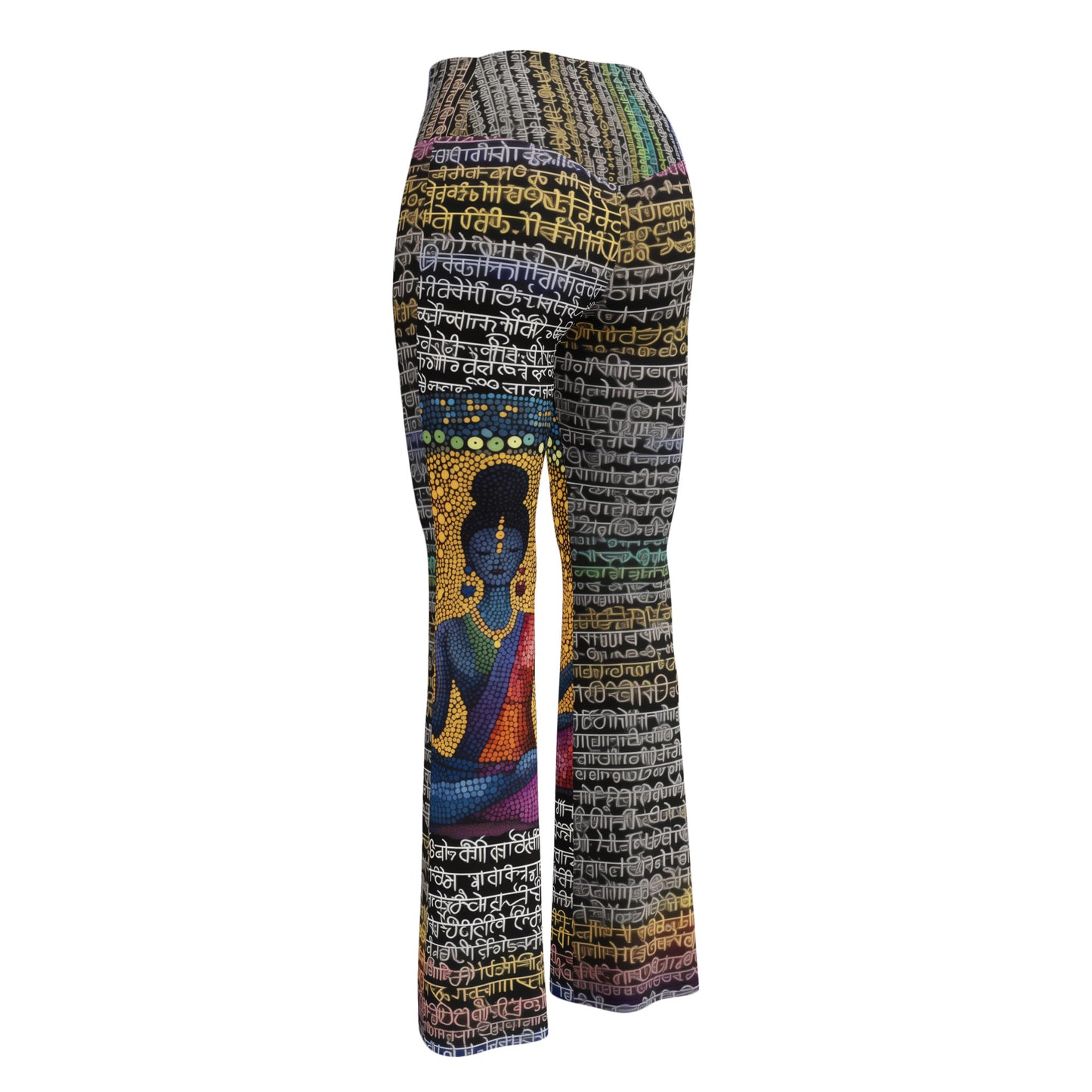 Yoga Faux Sanskrit moda 1 - Flare leggings