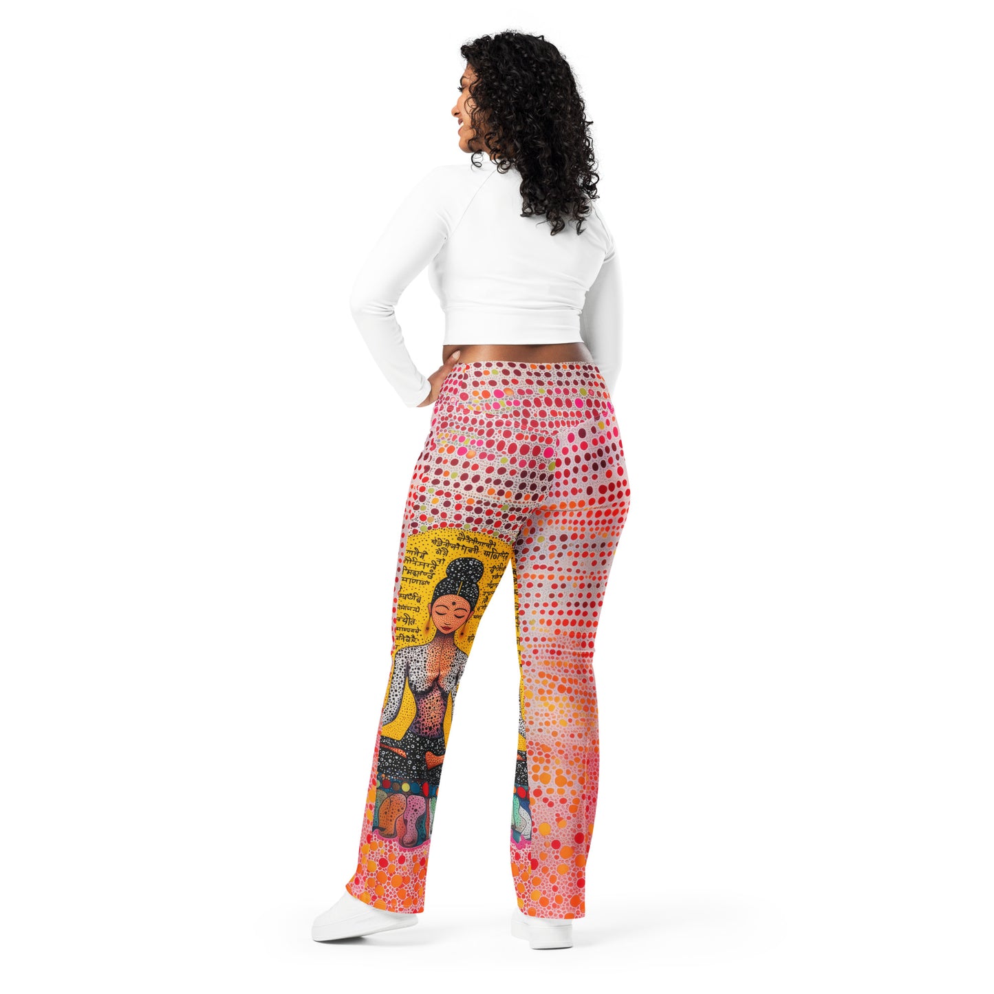Yoga Faux Sanskrit moda 2 - Flare leggings