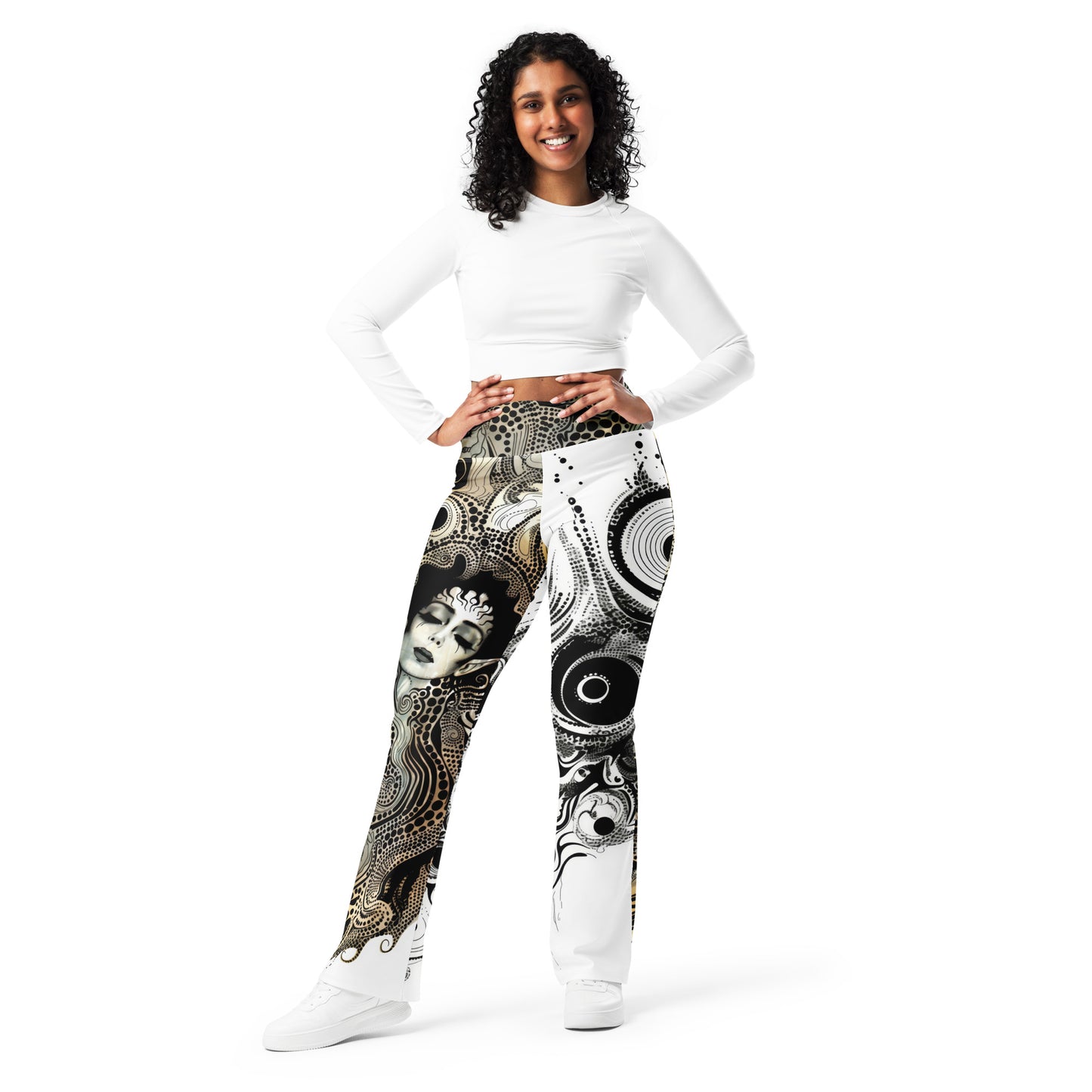 Anoredhel - Flare leggings
