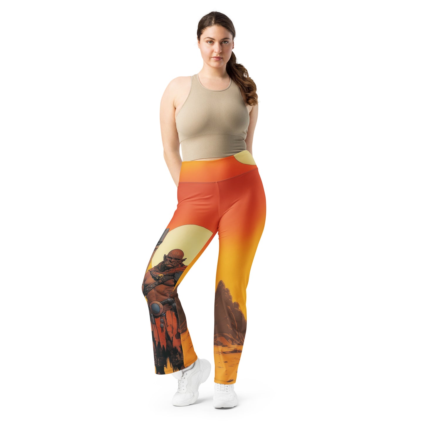 Orc's Sunset - Flare leggings