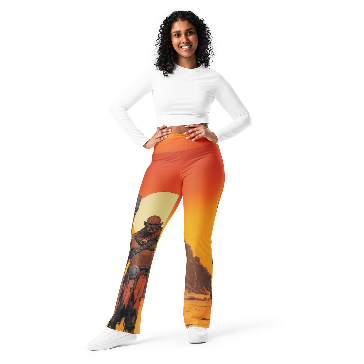 Orc's Sunset - Flare leggings