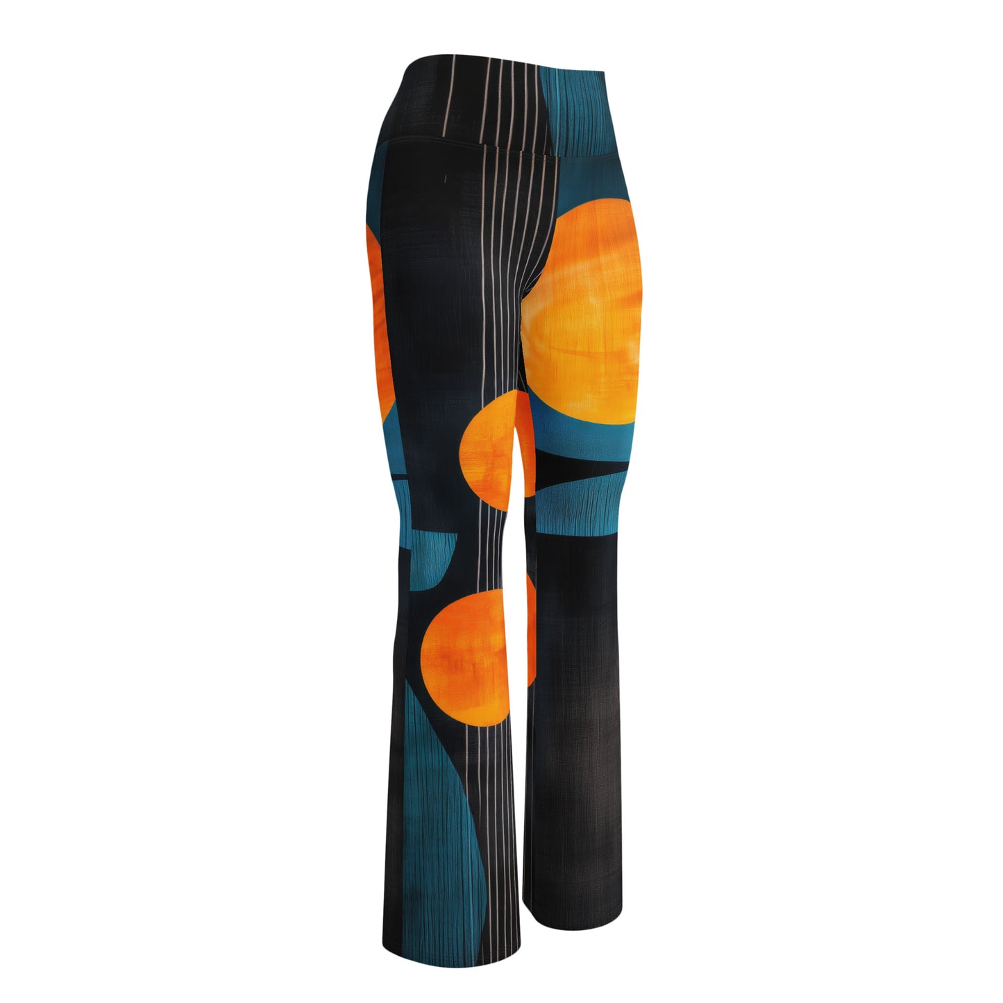 Minimalist Golden Spheres - Flare leggings